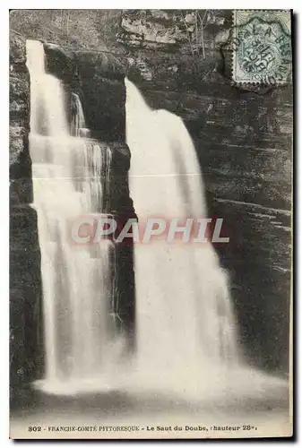 Cartes postales Franche Comte Pittoresque Le Saut du Doubs