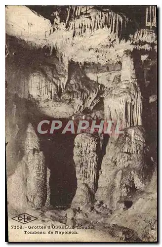 Cartes postales Grottes d'Osselle Doubs Tombeau de Napoleon