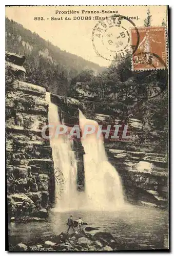 Cartes postales Frontiere Franco Suisse Saut du Doubs