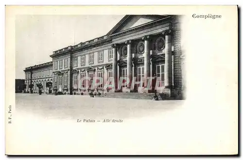 Cartes postales Compiegne Le Palais Aile droite