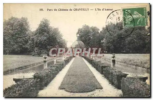 Cartes postales Parc du Chateau de Chantilly L'lle d'Amour