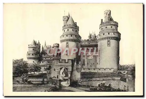 Ansichtskarte AK Chateau de Pierrefonds Tours Jules Cesar et Charlemagne