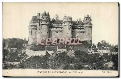 Ansichtskarte AK Chateau de Pierrefonds Cote nord