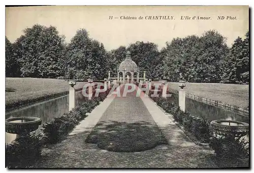 Cartes postales Chateau de Chantilly L'lle d'Amour