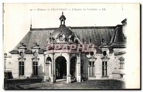 Ansichtskarte AK Chateau de Chantilly L'Entree du Vestibule