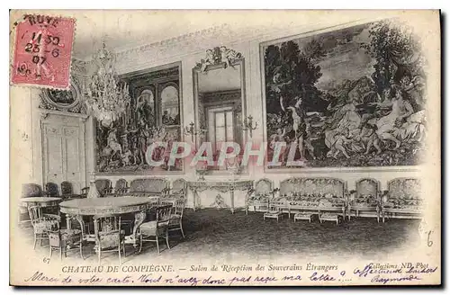 Cartes postales Chateau de Compiegne Salon de Reception des Souverains Etrangers