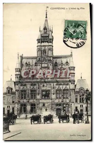 Cartes postales Compiegne L'Hotel de Ville