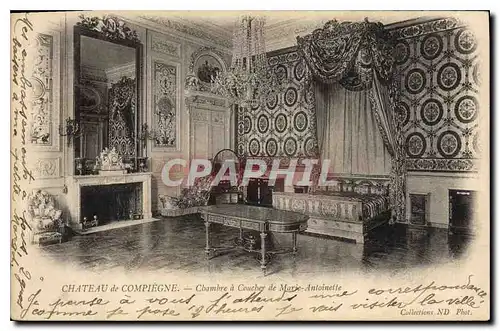 Cartes postales Chateau de Pierrefonds Chambre a Coucher de Marie Antoinette