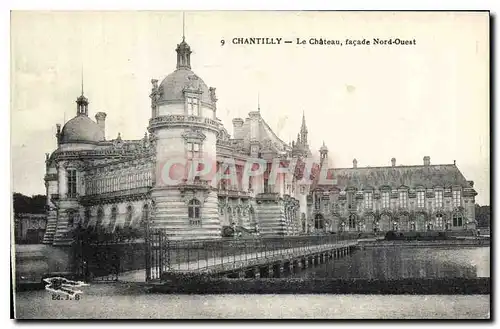 Ansichtskarte AK Chantilly Le Chateau facade Nord Ouest