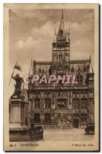 Cartes postales Compiegne L'Hotel de Ville