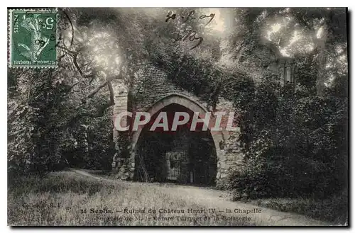 Cartes postales Senlis Ruines du Chateau Henri IV