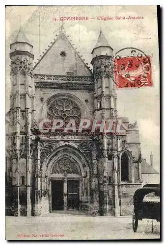 Ansichtskarte AK Compiegne L'Eglise Saint Antoine