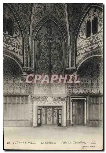 Cartes postales Pierrefonds Le Chateau Salle des Chevaliers