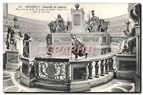 Cartes postales Chantilly Chapelle du Chateau