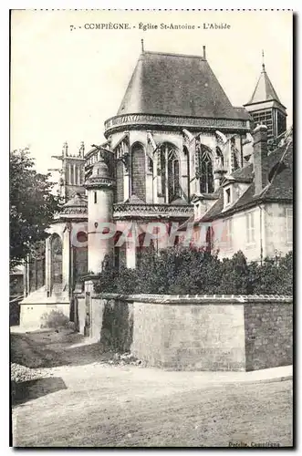 Ansichtskarte AK Compiegne Eglise St Antoine L'Abside