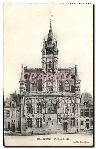 Cartes postales Compiegne L'Hotel de Ville