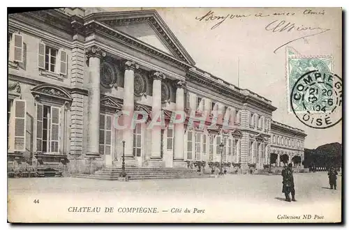 Cartes postales Chateau de Compiegne Cote du Parc