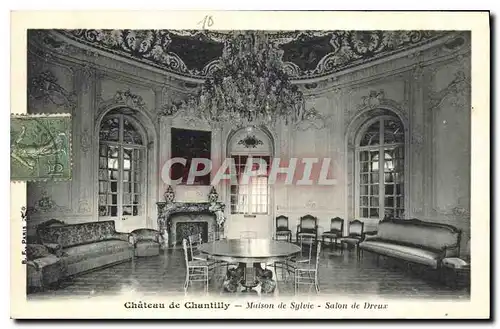 Ansichtskarte AK Chateau de Chantilly Maison de Sylvie Salon de Dreux