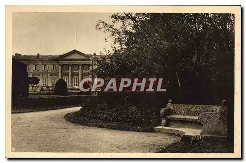 Ansichtskarte AK Chateau de Compiegne Le Parc et le Banc de Napoleon