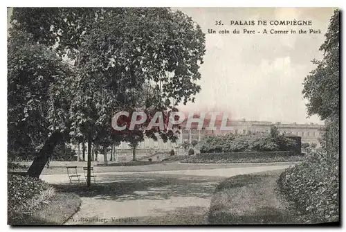 Ansichtskarte AK Palais de Compiegne Un coin du Parc