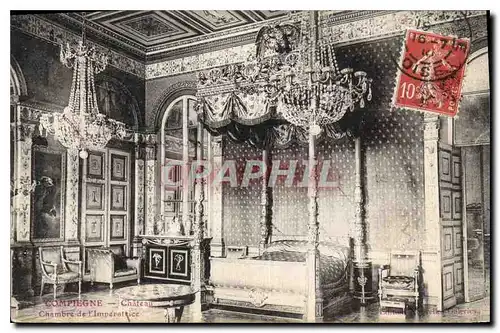 Ansichtskarte AK Compiegne Chateau Chambre de l'Imperatrice