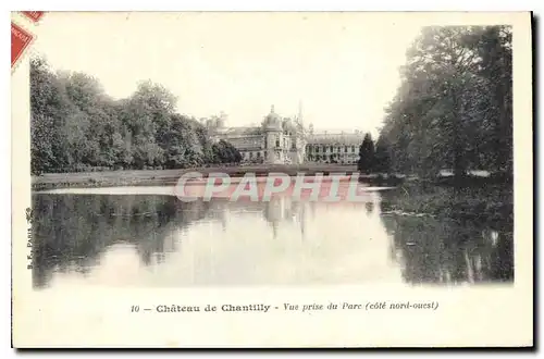 Ansichtskarte AK Chateau de Chantilly Vue prise du Parc cote nord ouest