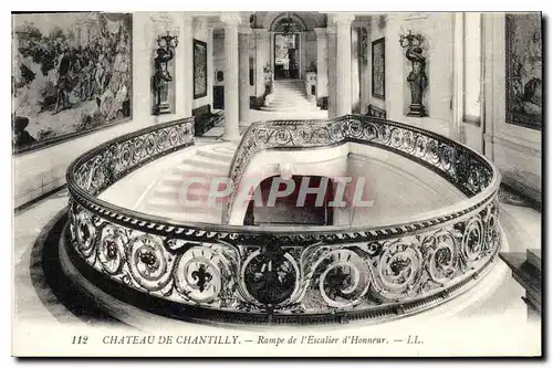 Ansichtskarte AK Chateau de Chantilly Rampe de l'Escalier d'Honneur