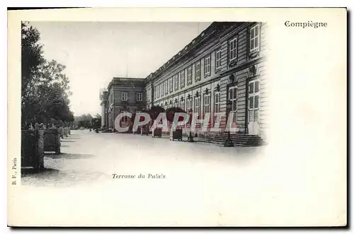 Ansichtskarte AK Compiegne Terrasse du Palais