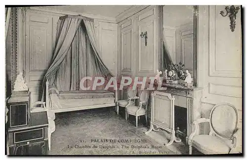 Ansichtskarte AK Palais de Compiegne Chambre du Dauphin