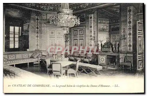 Ansichtskarte AK Chateau de Compiegne Le Grand Salon de Reception des Dames d'Honneur