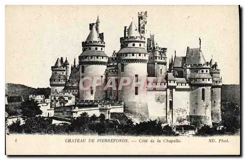 Ansichtskarte AK Chateau de Pierrefonds Cote de la Chapelle