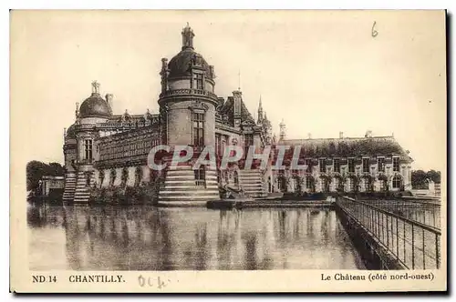 Ansichtskarte AK Chantilly Le Chateau cote nord ouest