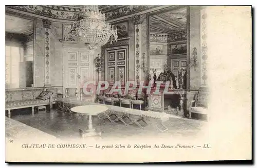 Ansichtskarte AK Chateau de Compiegne Le grand Salon de Reception des Dames d'honneur