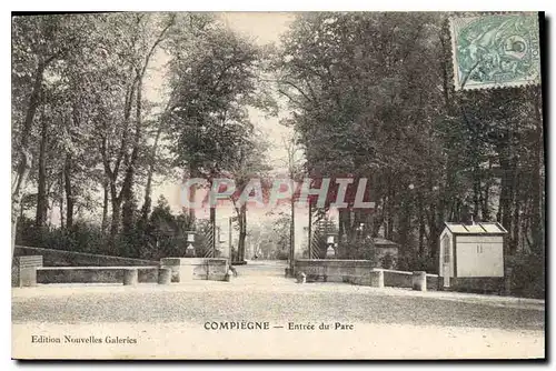 Cartes postales Compiegne Entree du Parc