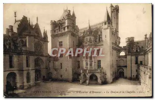 Cartes postales Pierrefonds Le Chateau L'Escalier d'Honneur