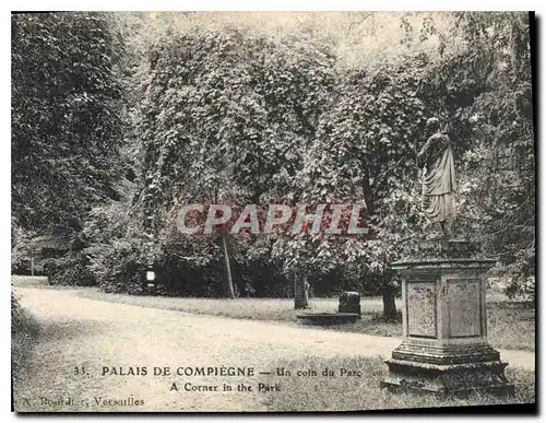 Ansichtskarte AK Palais de Compiegne Un coin du Parc