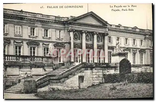 Ansichtskarte AK Palais de Compiegne La Facade sur le Parc