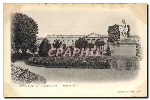 Cartes postales Chateau de Compiegne Cote du Parc