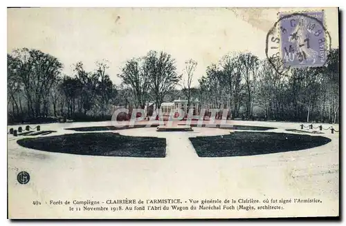 Ansichtskarte AK Foret de Compiegne Clairiere de l'Armistice