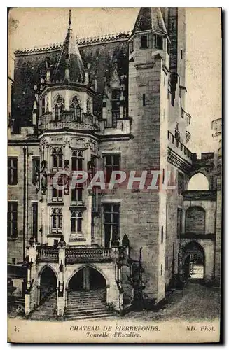 Cartes postales Chateau de Pierrefonds Tourelle d'Escalier