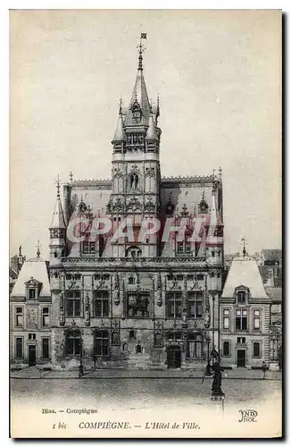 Cartes postales Compiegne L'Hotel de Ville