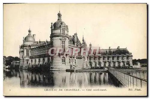 Ansichtskarte AK Chateau de Chantilly Cote nord ouest