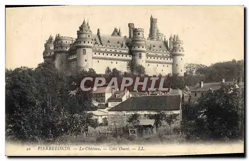 Ansichtskarte AK Pierrefonds Le Chateau Cote Ouest