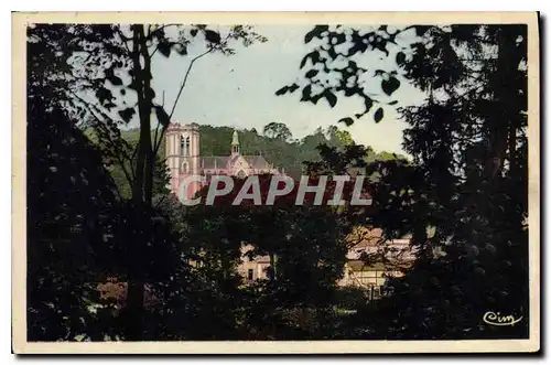 Ansichtskarte AK Chaumont en Vexin Oise Un coin de verdure et l'Eglise