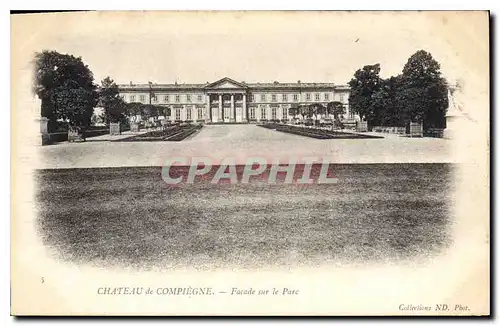 Ansichtskarte AK Chateau de Compiegne Facade sur le Parc