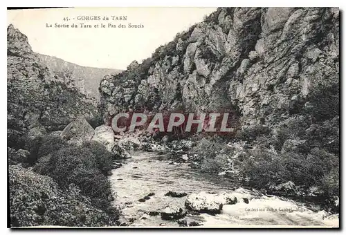 Cartes postales Gorges du Tarn La Sortie et le Pas des Soucis