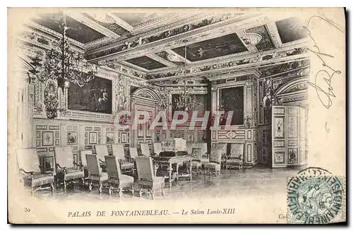 Cartes postales Palais de Fontainebleau Le Salon Louis XIII