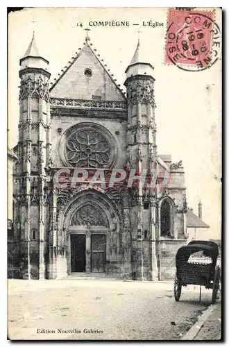 Cartes postales Compiegne l'Eglise St Jacques