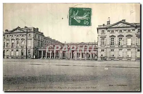 Cartes postales Palais de Compiegne Facade principale