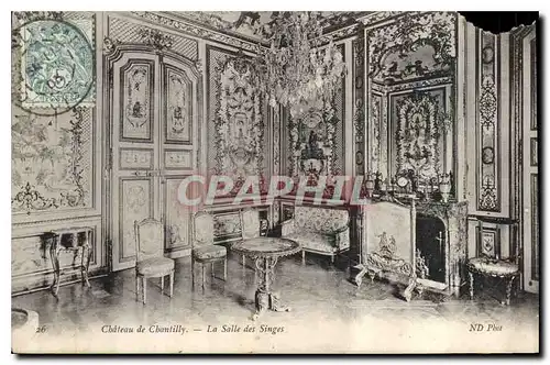 Ansichtskarte AK Chateau de Chantilly la Salle des Singes